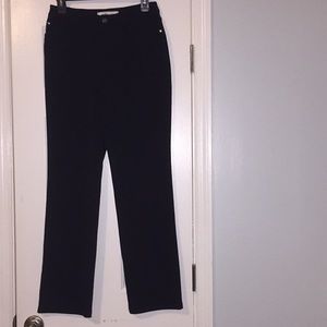Croft&Barrow black stretch slacks